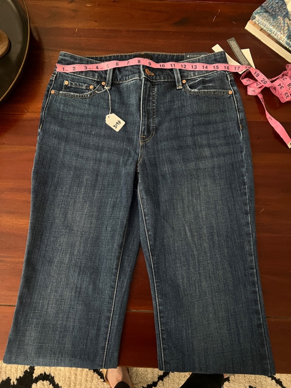 Talbots Boot-Cut Jeans in Dark Indigo - Picture 6 of 11